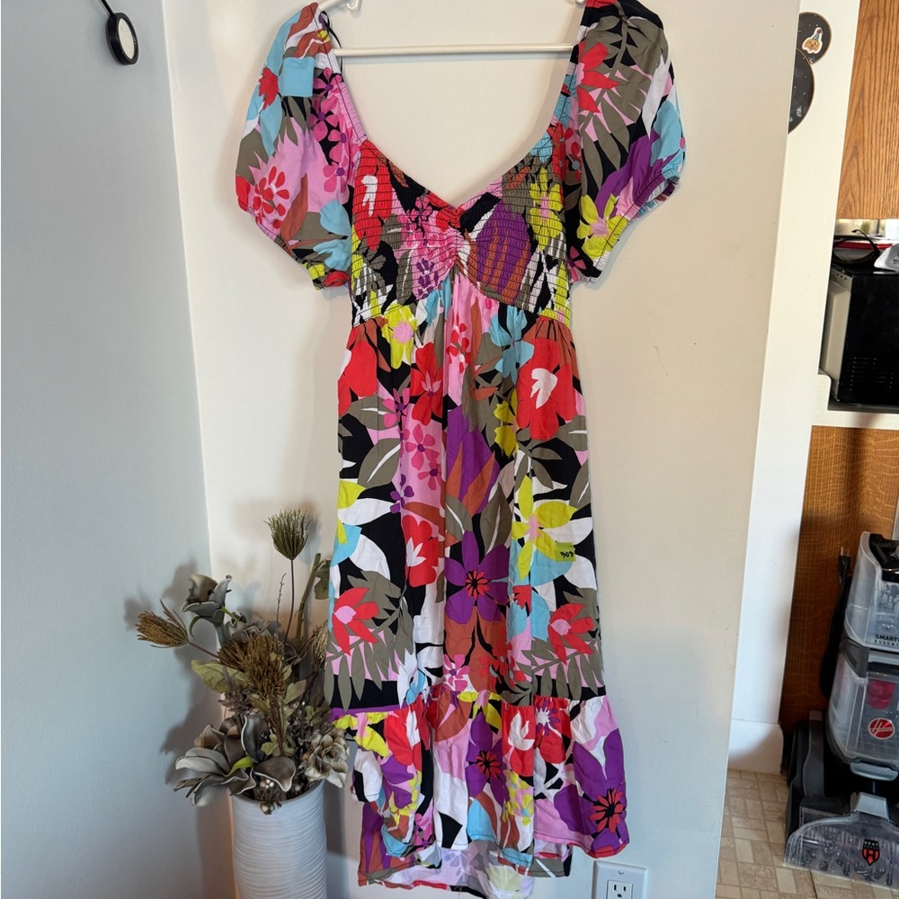 Paisley sky maternity dress